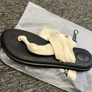 Sanuk Yoga Sling White Sandals